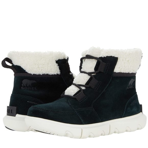 Sorel Women's Explorer™ II Carnival Cozy Boot Black/Sea Salt 6 B - Medium - Picture 1 of 1